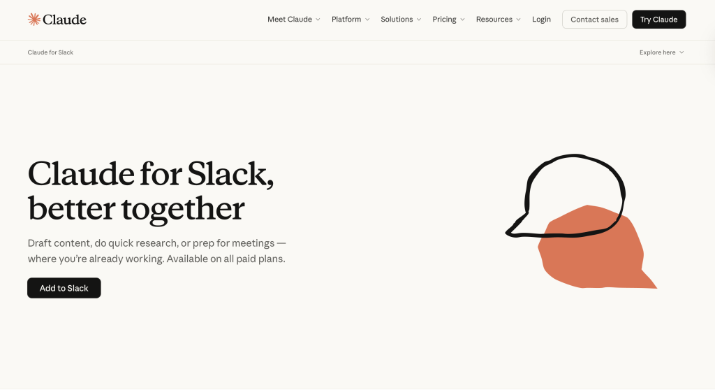 slack claude connector