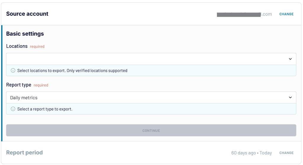 gbp source settings