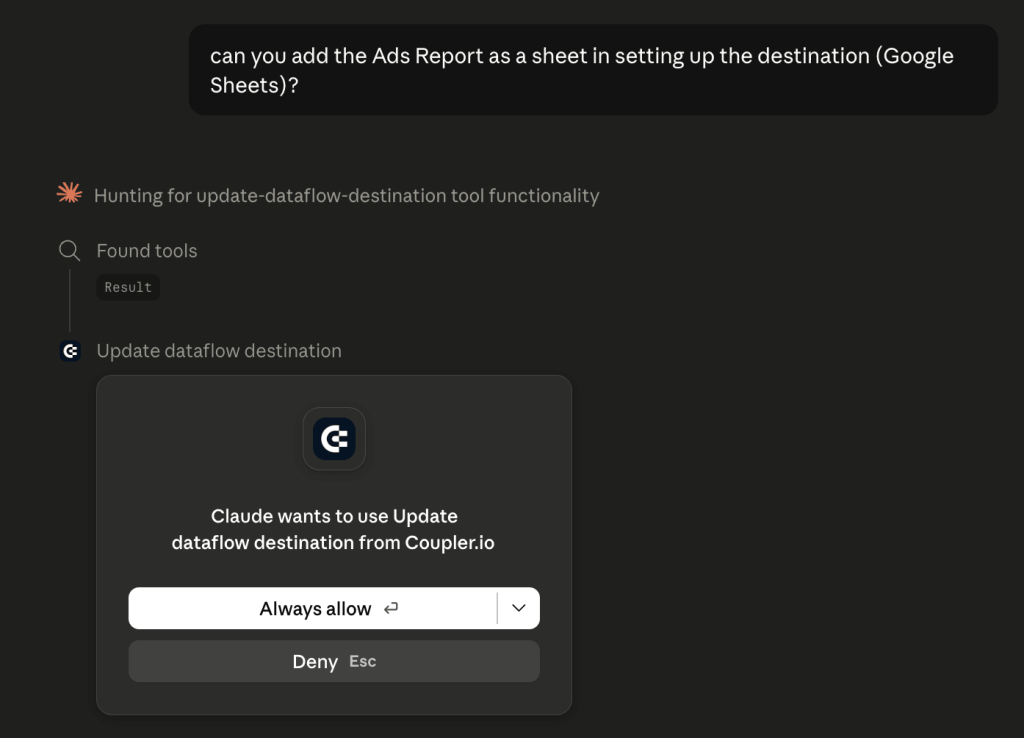 Claude access request