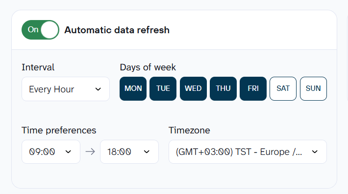 Data scheduling