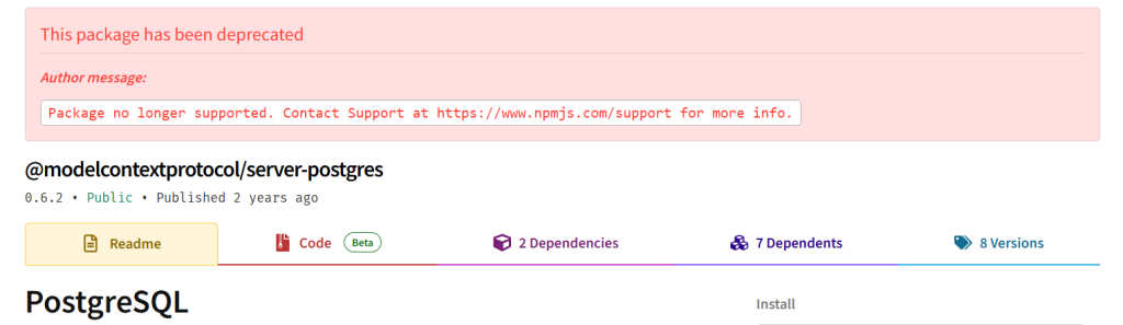Model not supported