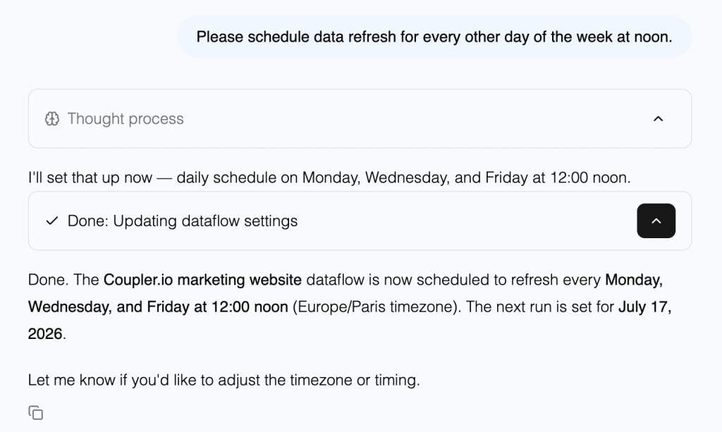 data refresh update