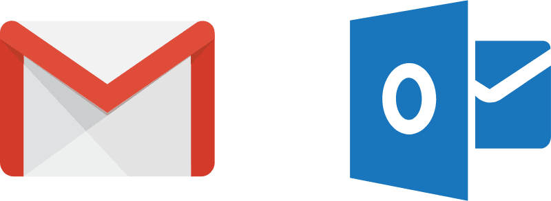 gmail outlook logos