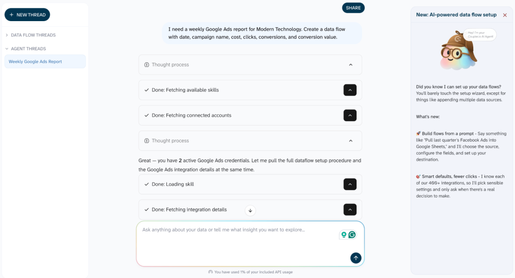 AI Agent UI