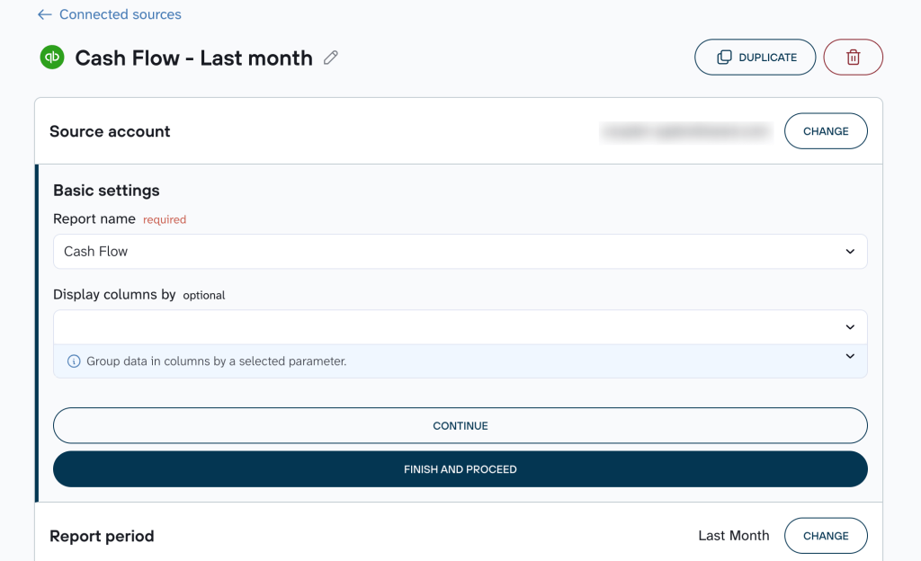 Setting up QuickBooks as the data source with Coupler.io