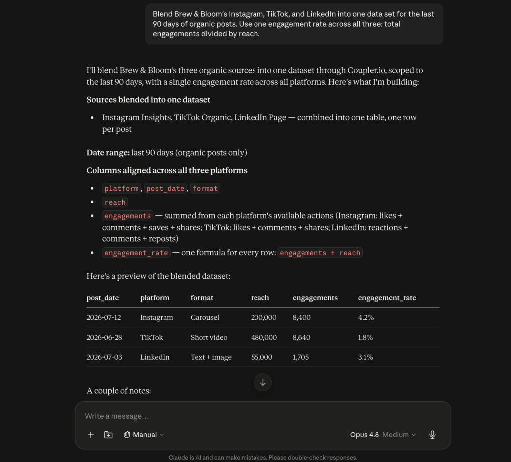 Data blending