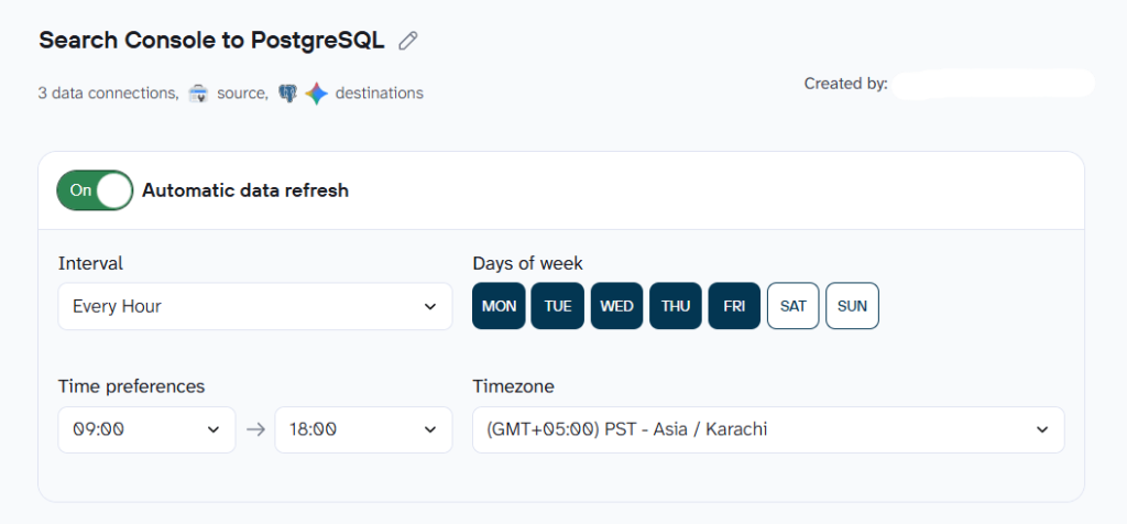 data scheduling