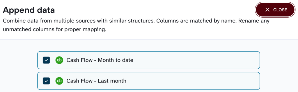 Blending different QuickBooks datasets using Coupler.io