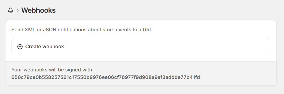 Webhook syncing