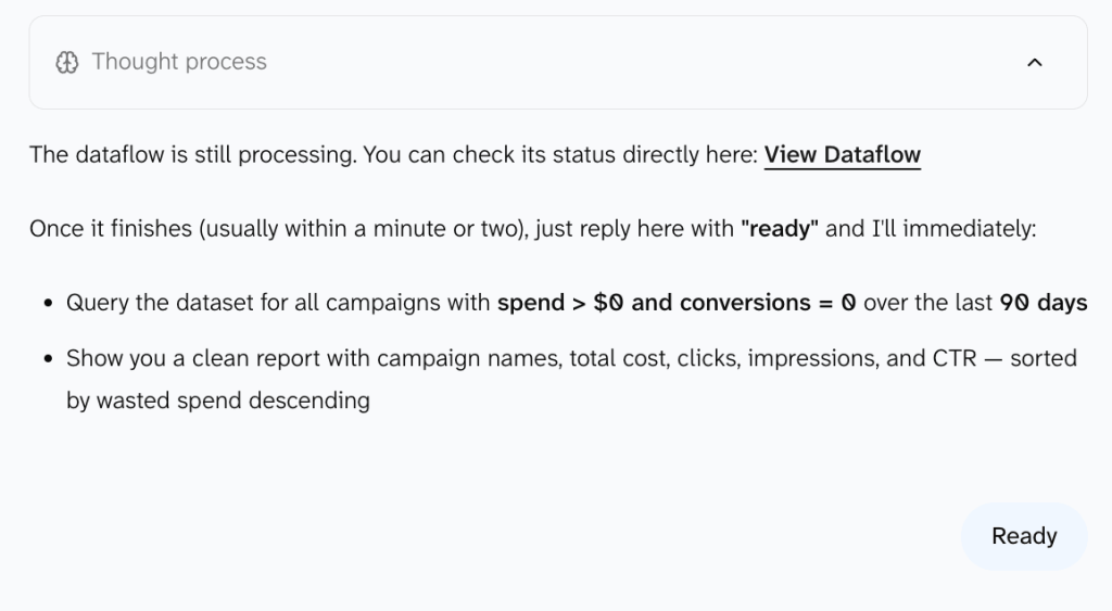 ai agent data flow step