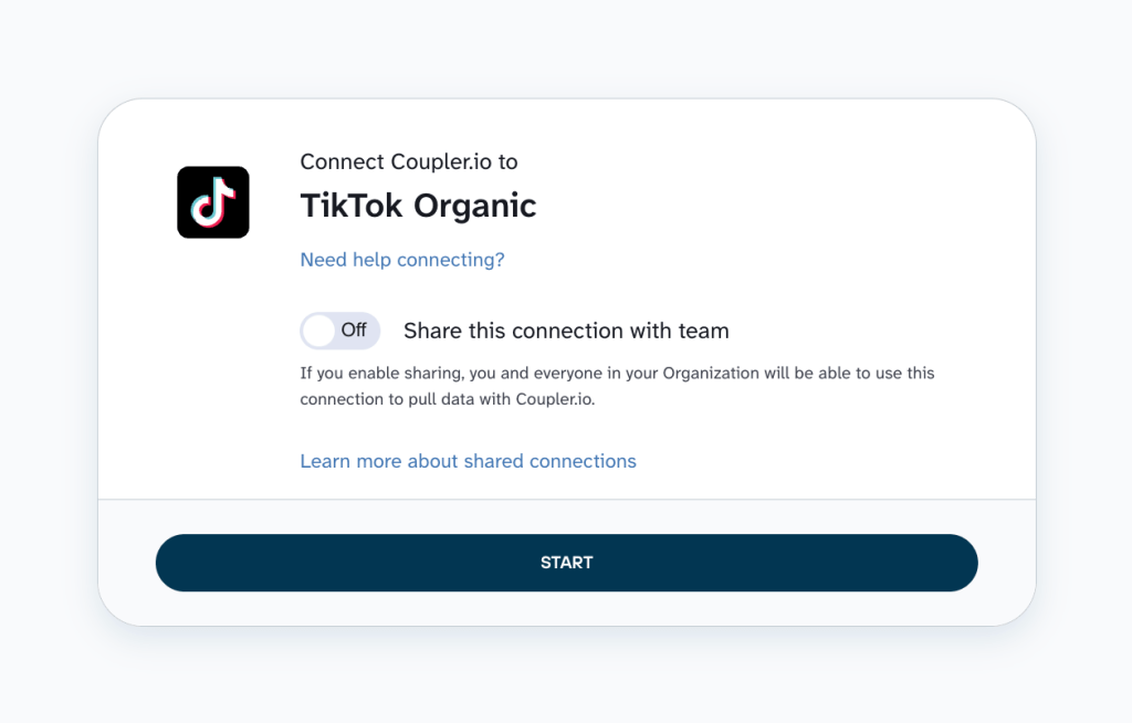 authorize tiktok organic to claude