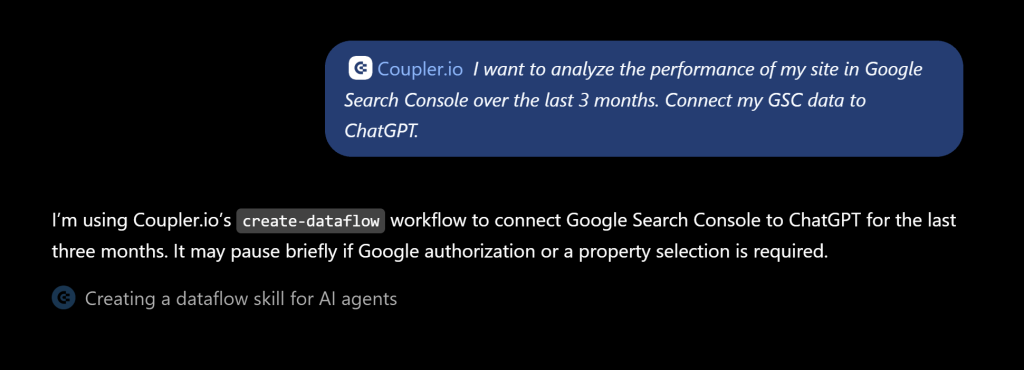 coupler io chatgpt conversation