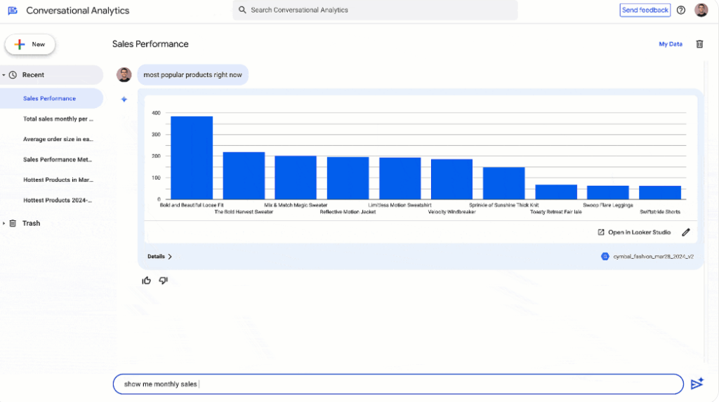 Google Conversational Analytics