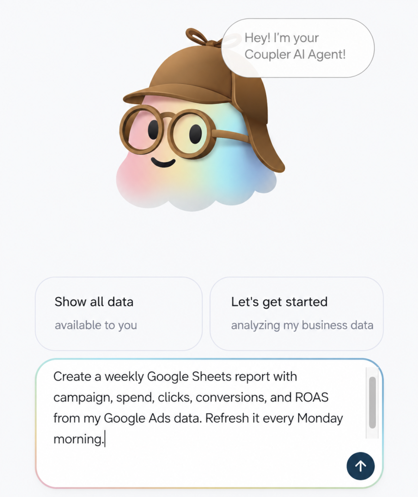 Coupler AI Agent chat prompt