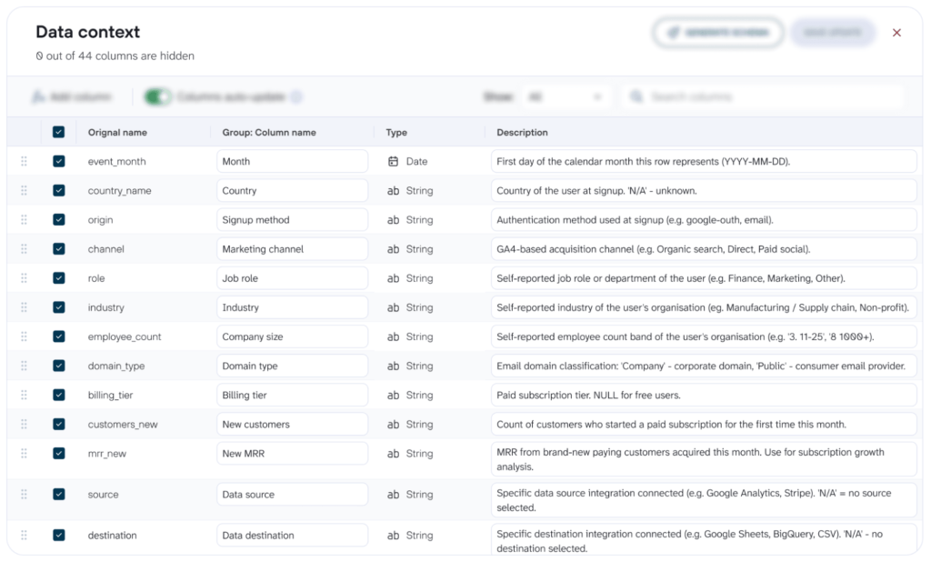 3 coupler data context setup