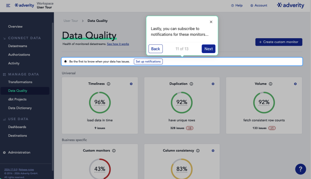 ADVERITY DATA QUALITY