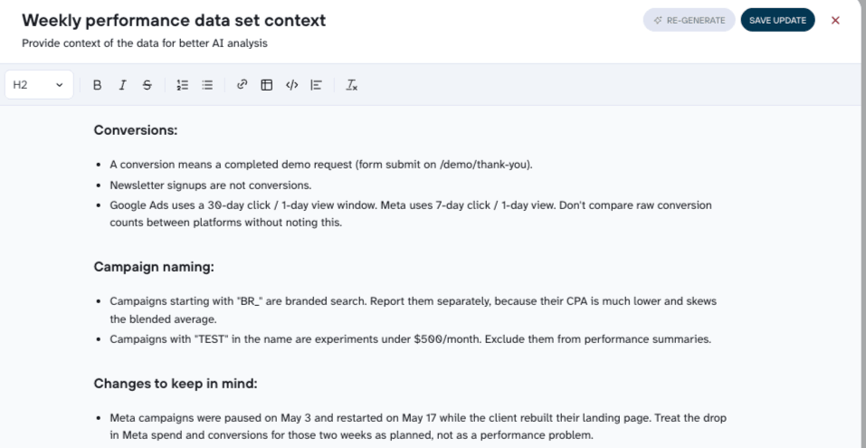 ai context state ai analytics