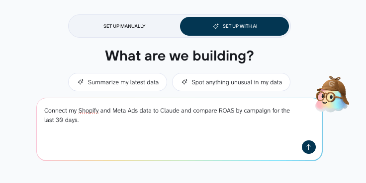 coupler ai report setup improvado prticing