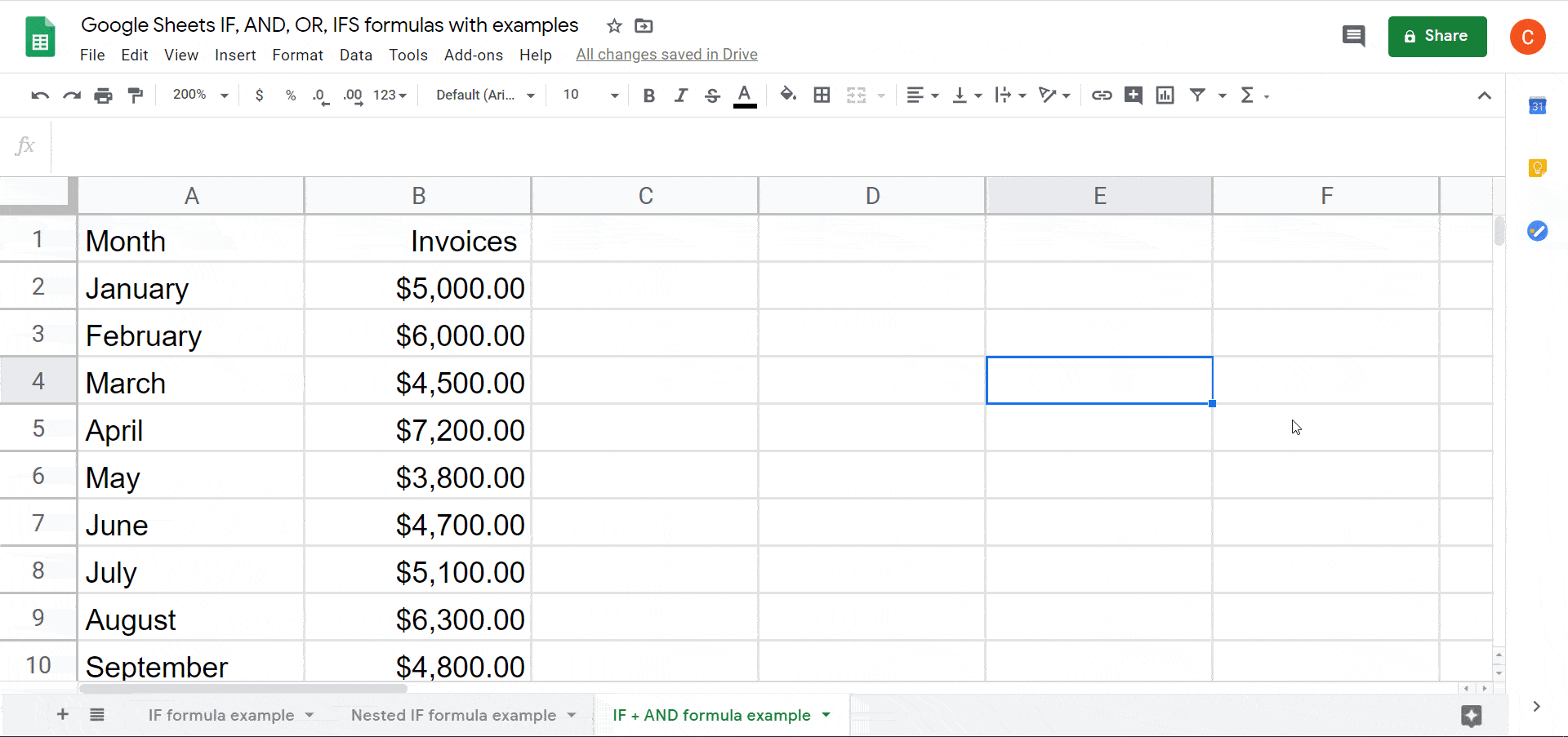 IF IFS AND OR Google Sheets Logical Expressions with Real Life Examples