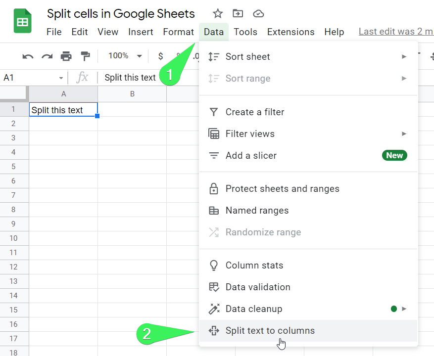 google sheets - How to make split function return TRUE for empty cells? -  Stack Overflow