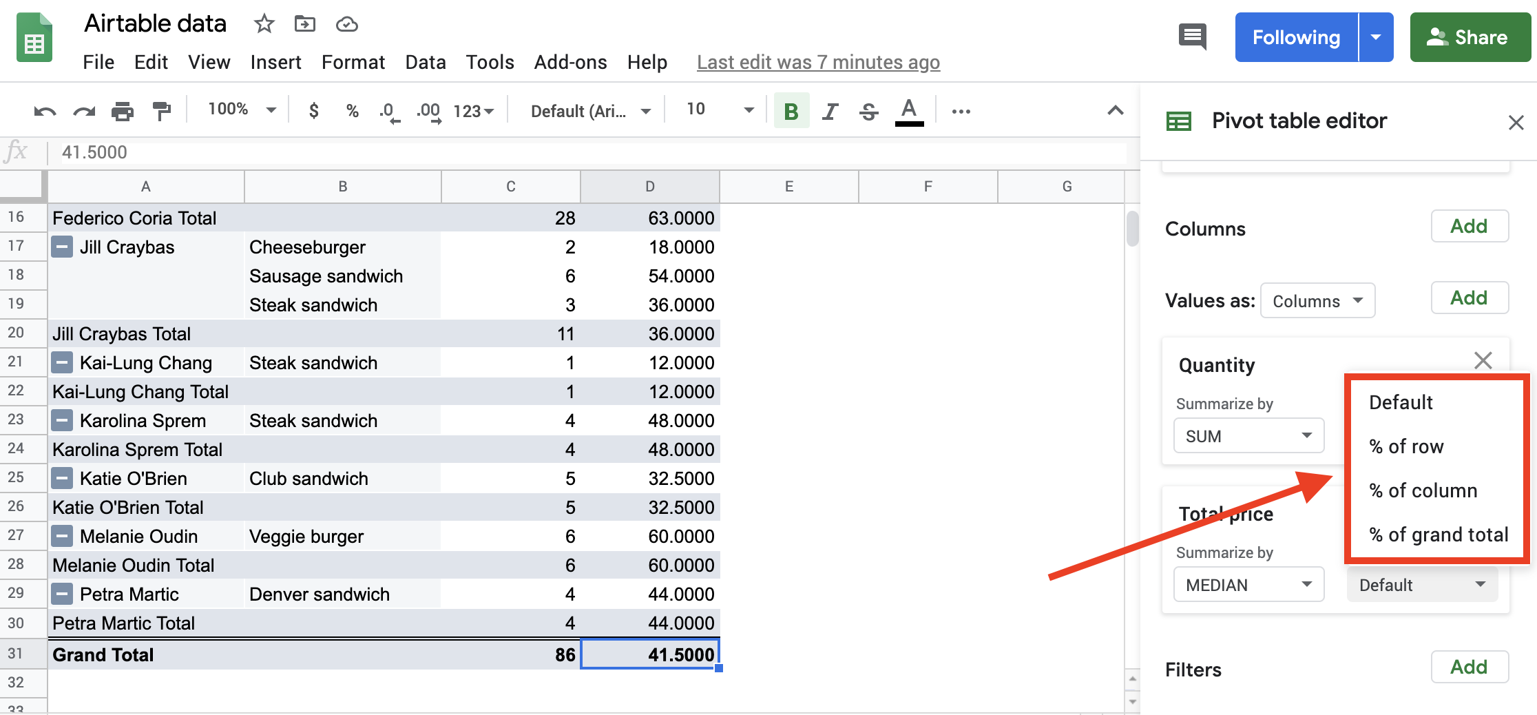 Pivot Table Google Sheets Explained | Coupler.io Blog