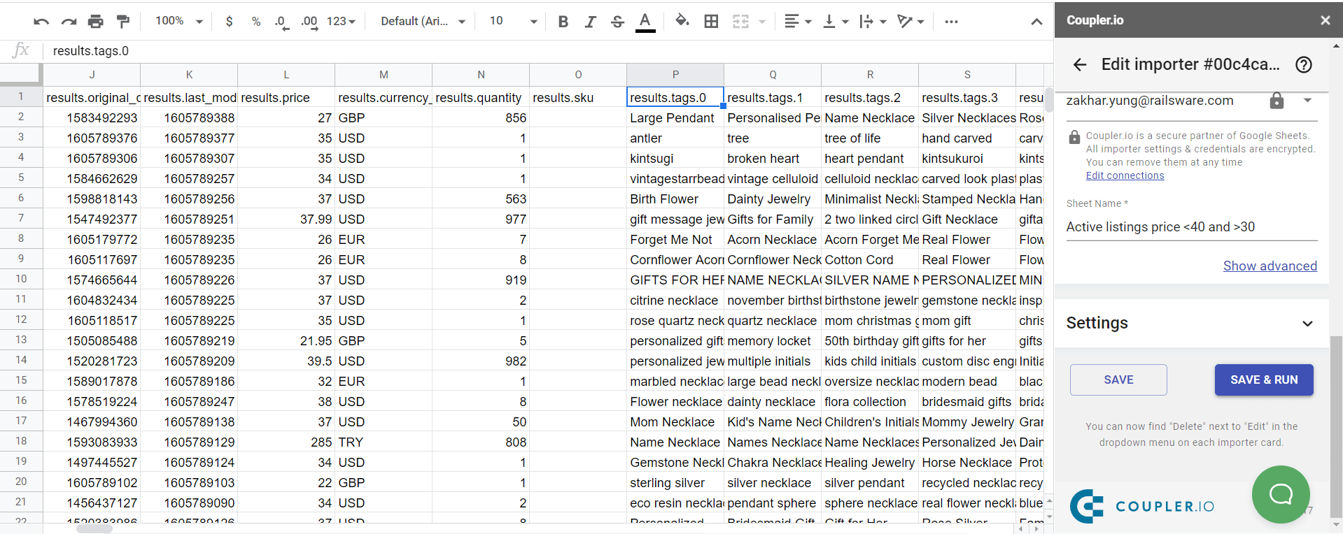 How to Export Data from Etsy to CSV Coupler.io Blog