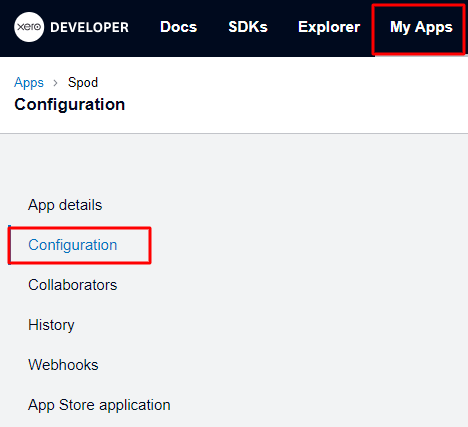 app config