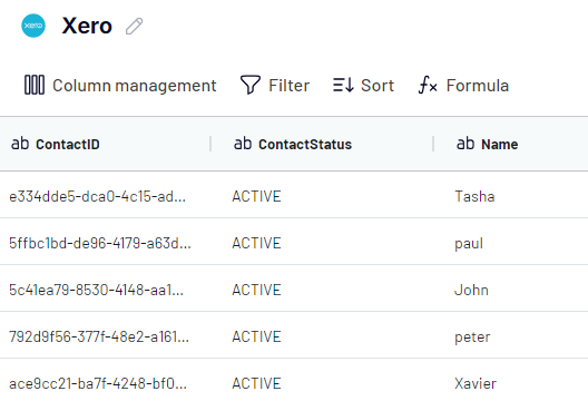transformar datos