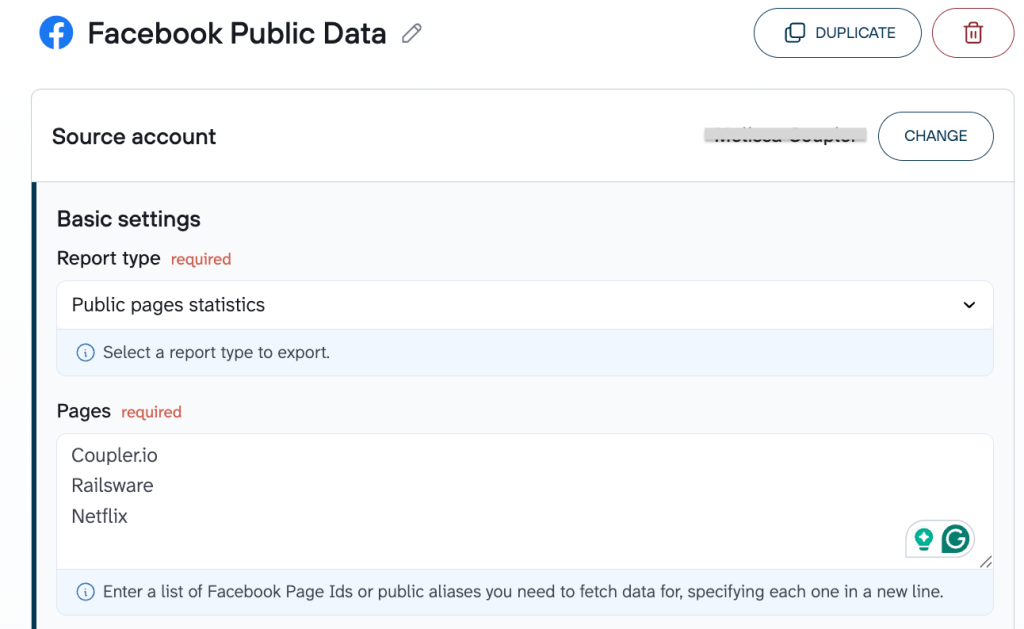 FB public data