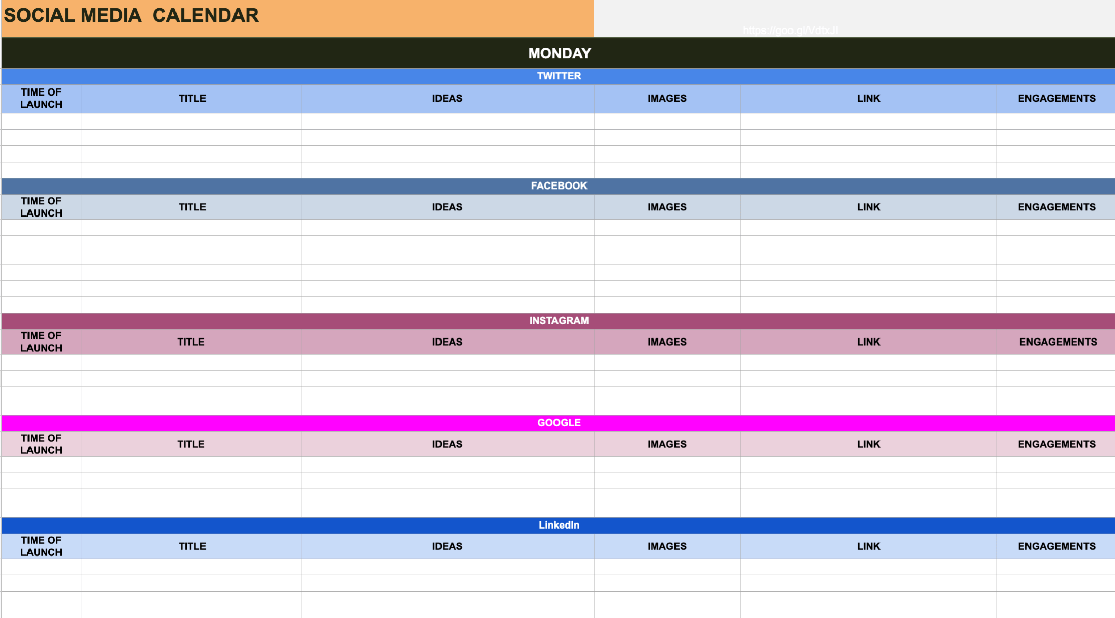 Weekly Schedule Template Google Sheets Crownflourmills