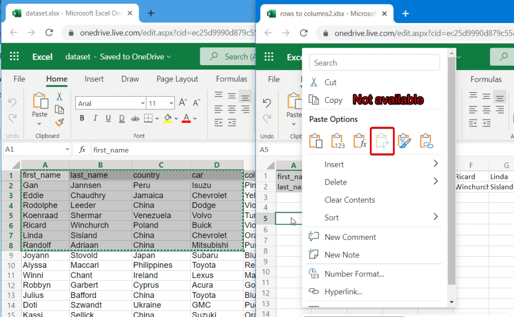 excel how many rows available in excel