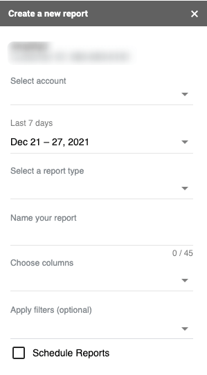 22 google sheets create report
