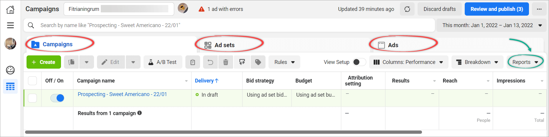 Comment utiliser la page Campagnes de l’Ad Manager