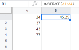 29 calculations google sheets calculated average