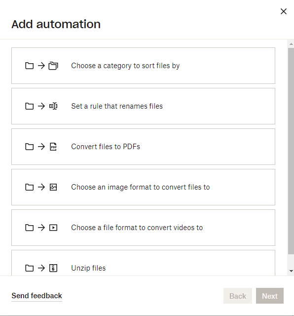 7.2 add automation dropbox folder