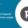 Export Pipedrive leads