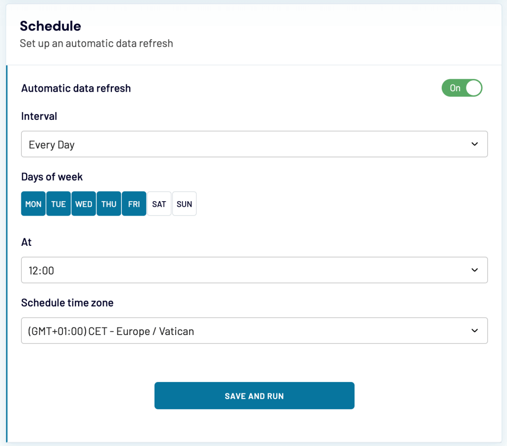 5 backup schedule