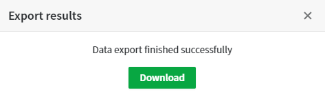 5 export results