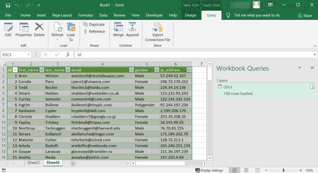 5.2 merge excel files power query table
