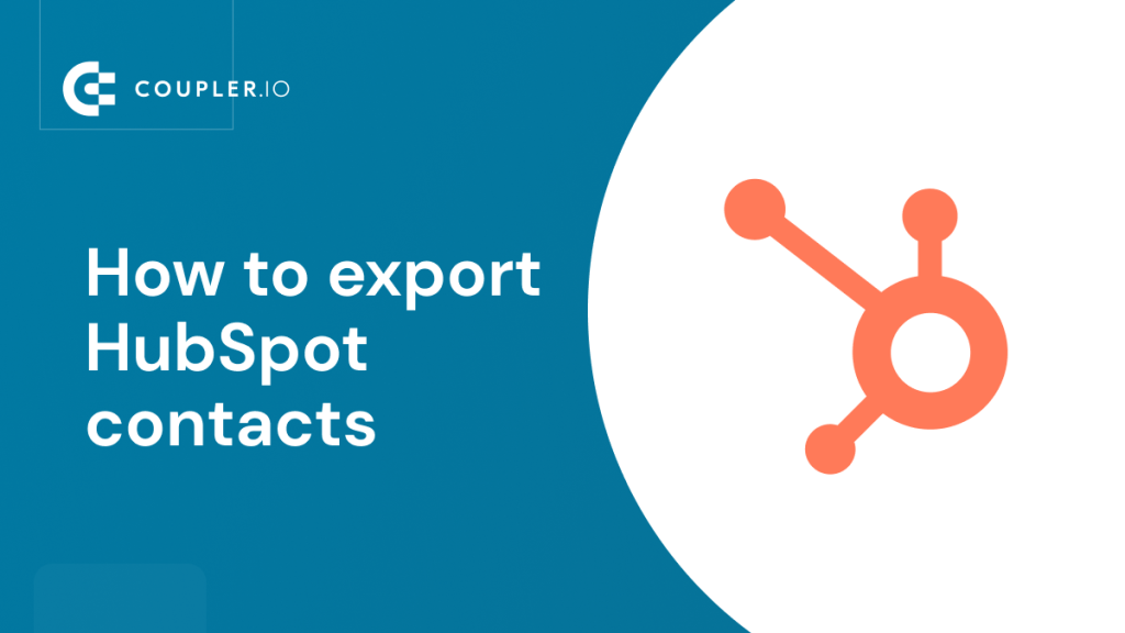 Hubspot export contacts