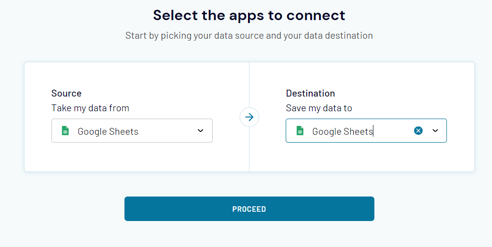 google sheets importer