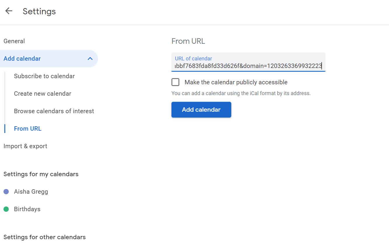 12 sincronizar con google calendar pegar copia de url 