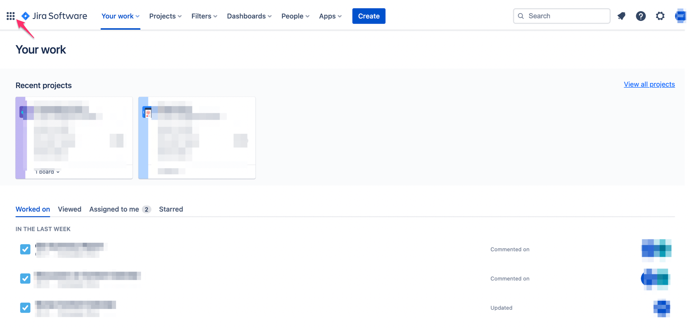 1 users grid menu