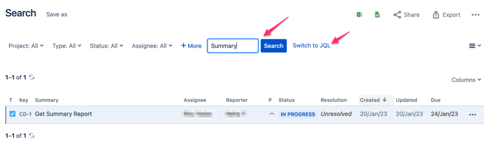 15 search jql query