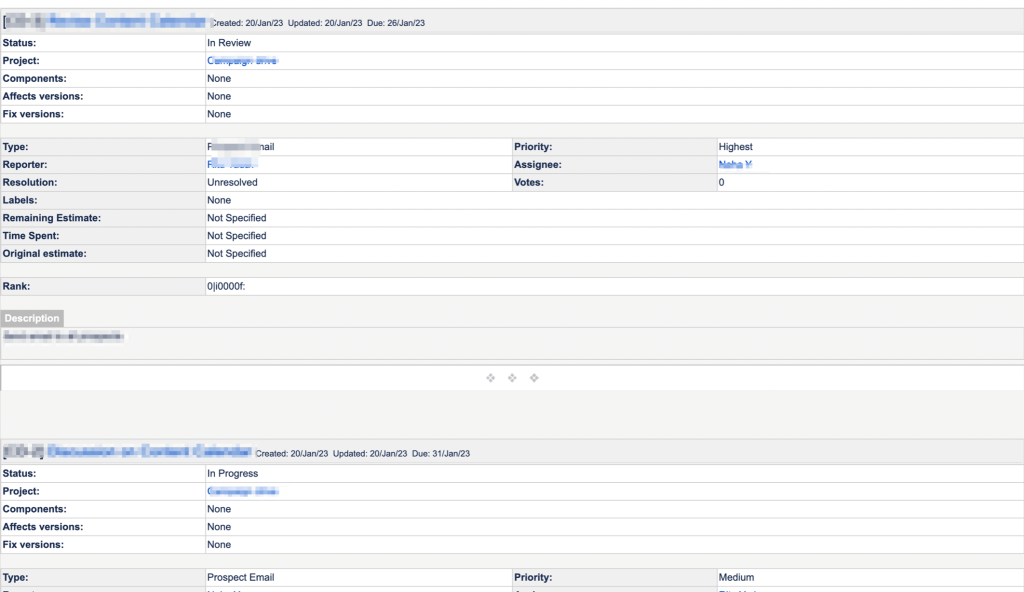 19 export issues print details