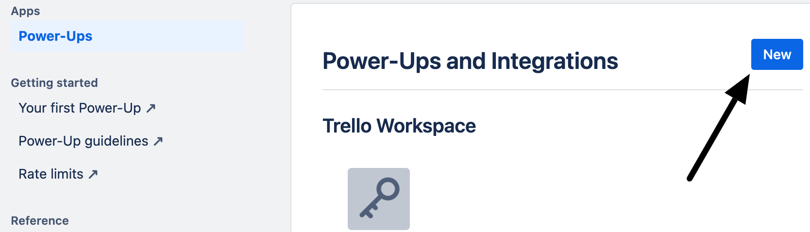 Création d'une nouvelle intégration dans Trello