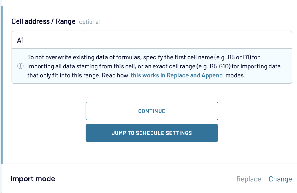 27 cell range import mode