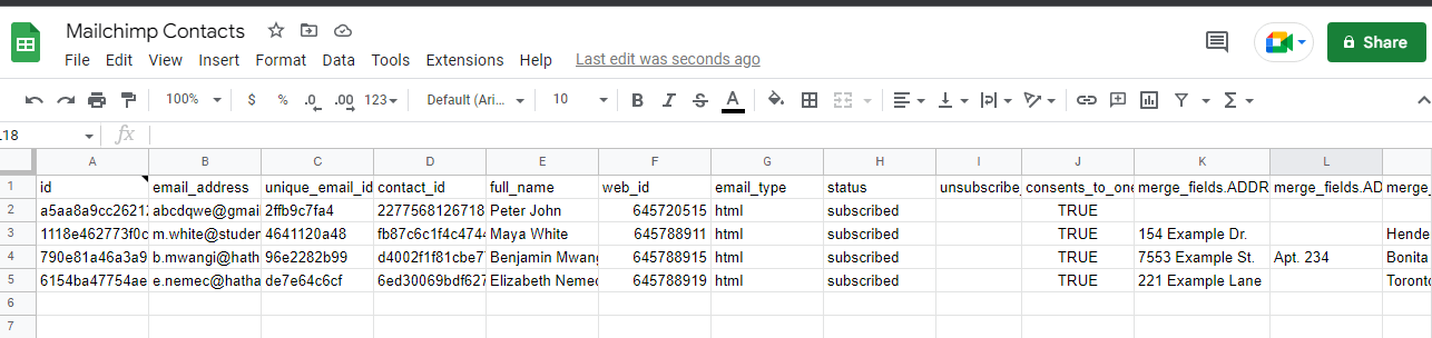 How to back up Mailchimp