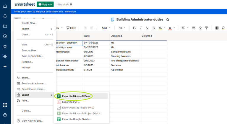 How to export Smartsheet Data to Excel | Coupler.io Blog
