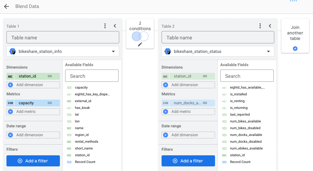 6.6 joining tables looker studio